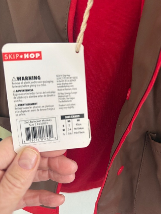 Monkey rain coat - Picture 4 of 7